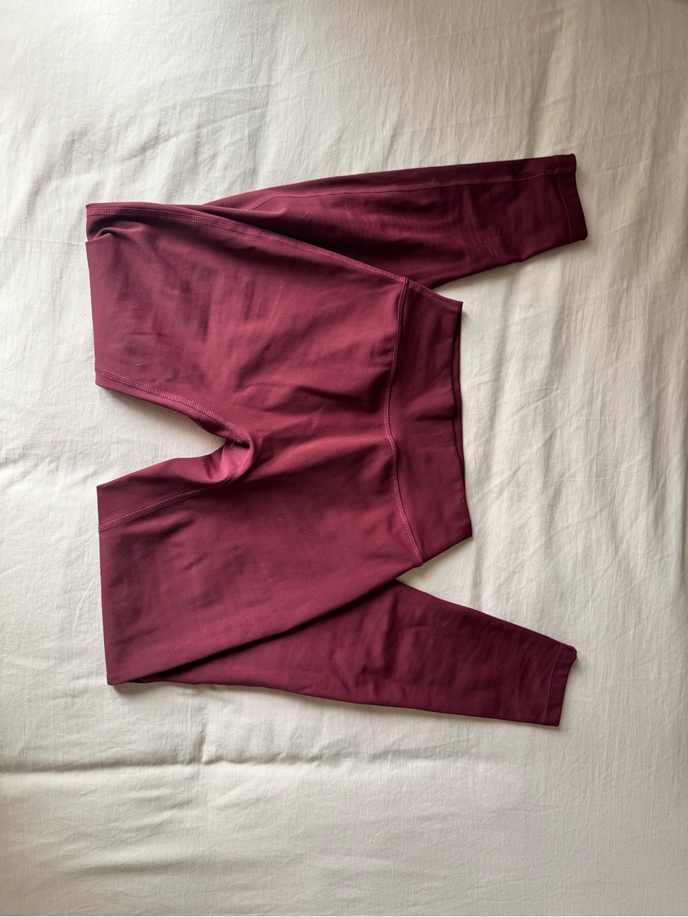 YoungLA Maroon Leggings - Stretchy Active Wear